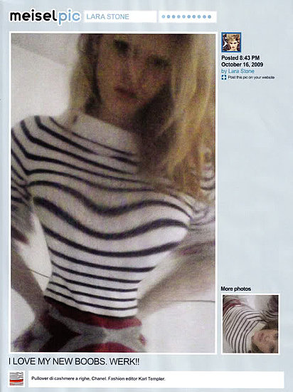 Girls on Film: Model Tweets, Vogue Italia, December '09