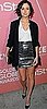 90210 Actress Jessica Stroup Wears Silver Metallic Miniskirt and Blazer to Golden Globes Salute to Young Hollywood Party