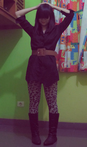 Look of the Day: Leopard Legwear 