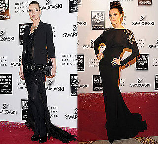 Photo of Kate Moss and Victoria Beckham at 2009 British Fashion Awards
