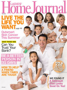 The Family Poses Together on Cover of Ladies' Home Journal The Family Poses Together on Cover of Ladies' Home Journal