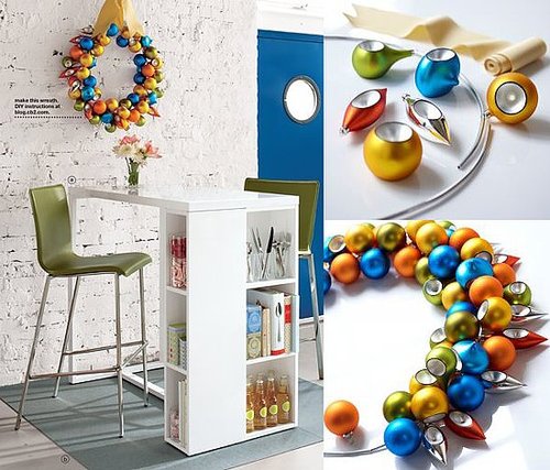 DIY: CB2 Ornament Wreath