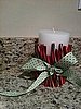 The Fifth DIY of Christmas: A Candy Cane Pillar Candle Cuff