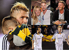 Photos of David Beckham New Hair Cuddling Cruz, David Beckham at Lakers Game, David Beckham Winning MLS Western Conference Photos of David Beckham New Hair Cuddling Cruz, David Beckham at Lakers Game, David Beckham Winning MLS Western Conference