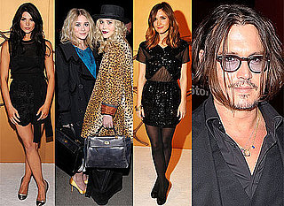Photos of People's Sexiest Man Alive Johnny Depp, New Moon's Ashley Greene, Mary-Kate Ashley Olsen at Tim Burton MOMA Exhibition