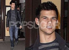 Photos and Interviews With New Moon Taylor Lautner About Doing His Own Stunts, Getting Inside Bella and Playing Football