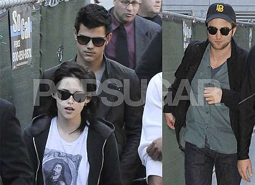 Photos of Robert Pattinson, Kristen Stewart and Taylor Lautner Arriving in LA after New Moon Event in Munich