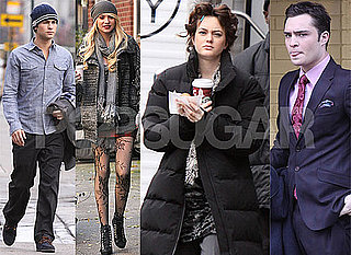 Photos of the Gossip Girl Cast Filming Season 3 in New York City, Chace Crawford, Ed Westwick, Leighton Meester, Taylor Momsen