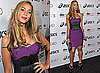 Photos of Leona Lewis in Purple Tight Dress at her Album Launch