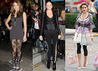 Stella McCartney, Sarah Jessica Parker and Zoe Salmon in Lace Leggings