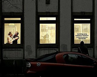 German Domestic Violence Ads on Apartment Buildings