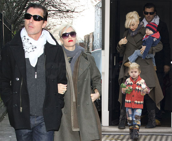 Photos of Gwen Stefani, Gavin Rossdale and The Boys Shopping in London
