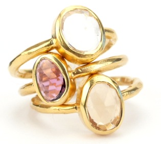 Stackable Jewel Rings