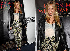 Photos of Chloe Sevigny in Leopard Print Trousers, Pants, at LA Premiere