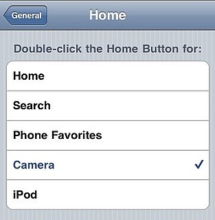 Geek Tip: Double-Click the iPhone's Home Button for Easy Access