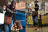 Photos of Katie Holmes and Suri Cruise Getting Food and Flowers in LA