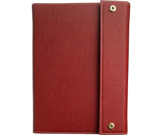 Madison Trifold Cover in Crimson ($40)