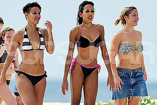 Photos of Sexy Sugababes in Bikinis on Barbados Beach, Amelle Berrabah Heidi Rande and Jade Ewen in Bikinis on Holiday