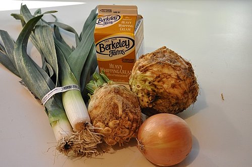 Celery Root and Leek Soup Celery Root and Leek Soup