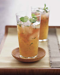 Refreshing Nonalcoholic Pineapple Pomegranate Mint Drink Recipe