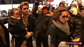Video of Brad and Angelina Bringing Pax, Maddox, Shiloh and Zahara to Broadway! 