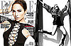 Photos of Jennifer Lopez on the cover of US Elle magazine