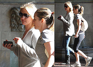 Photos of Cameron Diaz on Her Way Into the Chateau Marmont