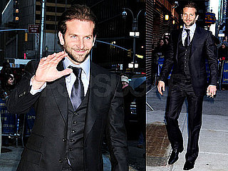 Photos of Bradley Cooper Outside The Late Show in NYC