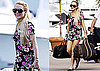 Photos of Lindsay Lohan Leaving St. Bart's With Lots of Luggage in Tow