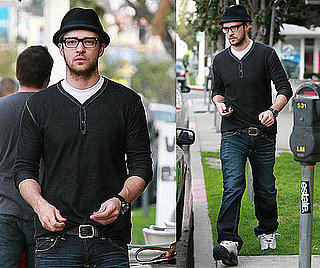 Photos of Justin Timberlake in LA After Spending New Year's Eve With Jessica Biel