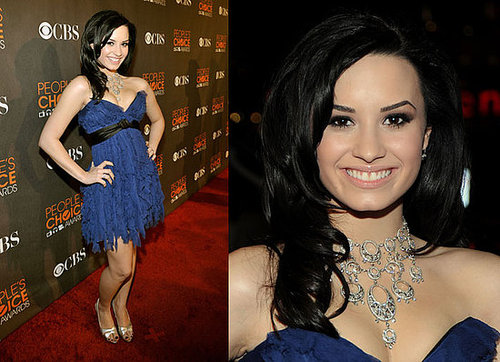 Demi Lovato Wears Jenny Packham at 2010 People's Choice Awards