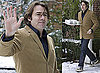 Photos of Jonathan Ross Serving Tea to Journalists After Quitting