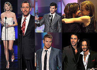 Photos from the Show and Backstage at the 2010 People's Choice Awards Including Taylor Lautner, Kellan Lutz, Taylor Swift