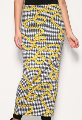 Chain Print Tube Skirt for Spring 2010