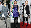 Photo of Rihanna, Stella McCartney, and Blake Lively Wearing Stella McCartney Perforated Over-the-Knee Boots