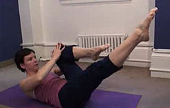Pilates Tip: Increase the Challenge By Lowering Your Legs Pilates Tip: Increase the Challenge By Lowering Your Legs