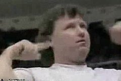 Crazy Drunk Fan Sings at a Hockey Game Crazy Drunk Fan Sings at a Hockey Game