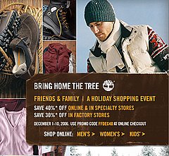 Friends & Family Discount: Timberland