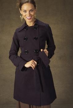 Style Violet : Shadow Stripe Trenchcoat by Tulle