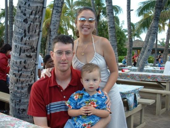 The fam at a luau  4/05