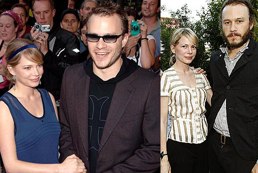 Heath Ledger Michelle Williams Seriously what is going on here