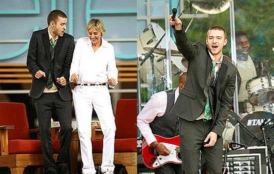 Justin Helps Ellen and the Kids