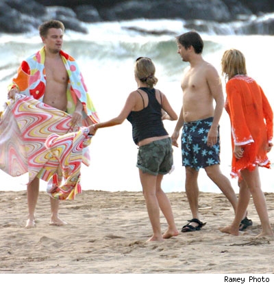 Leo and Tobey in Hawaii