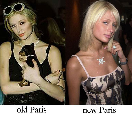 Paris Hilton's Colored Contacts