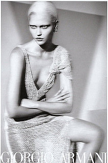Sasha Pivovarova's Sniper Stare for Giorgio Armani Spring 2009