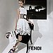 Toni Garrn for Fendi; Ph. Karl Lagerfeld