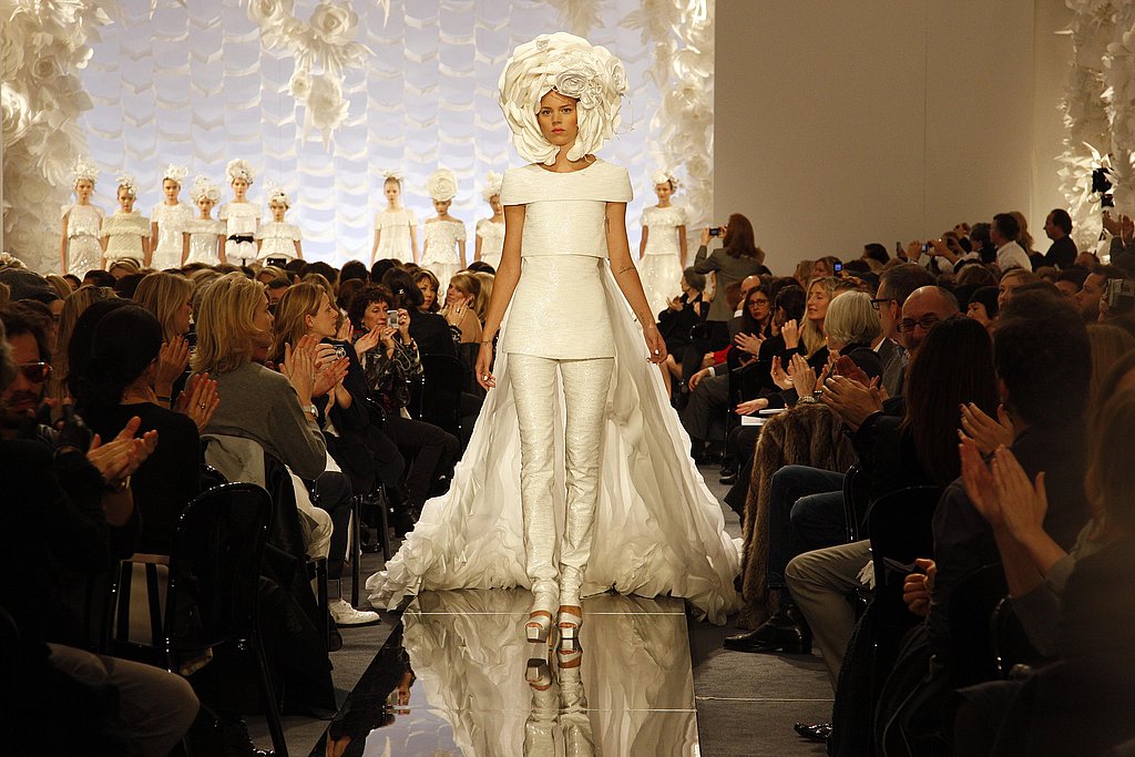 Chanel's Spring 2009 Couture Paper Party Causes Model Fall Chanel's Spring 2009 Couture Paper Party Causes Model Fall