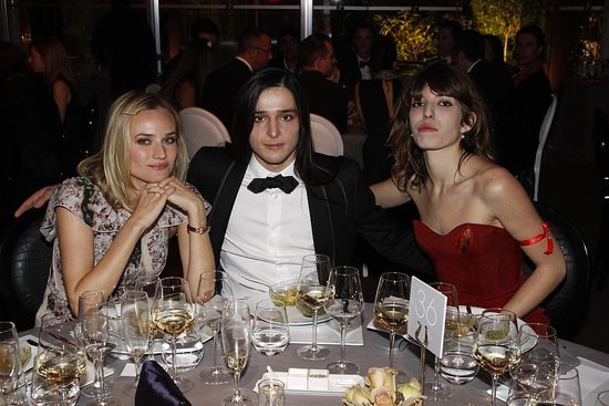Diane Kruger, Olivier Theyskens, Lou Doillon Diane Kruger, Olivier Theyskens, Lou Doillon