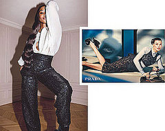 A Sultry Naomi and Prim Linda in the First YSL, Prada Fall 2008 Ads