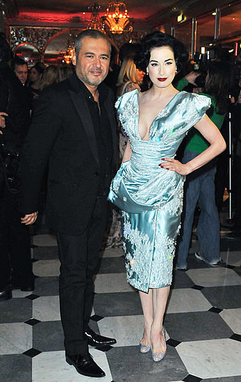 Dita Von Teese and Elie Saab 